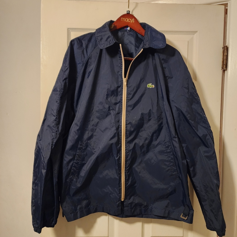 VTG Lacoste Izod packable rain jacket - L